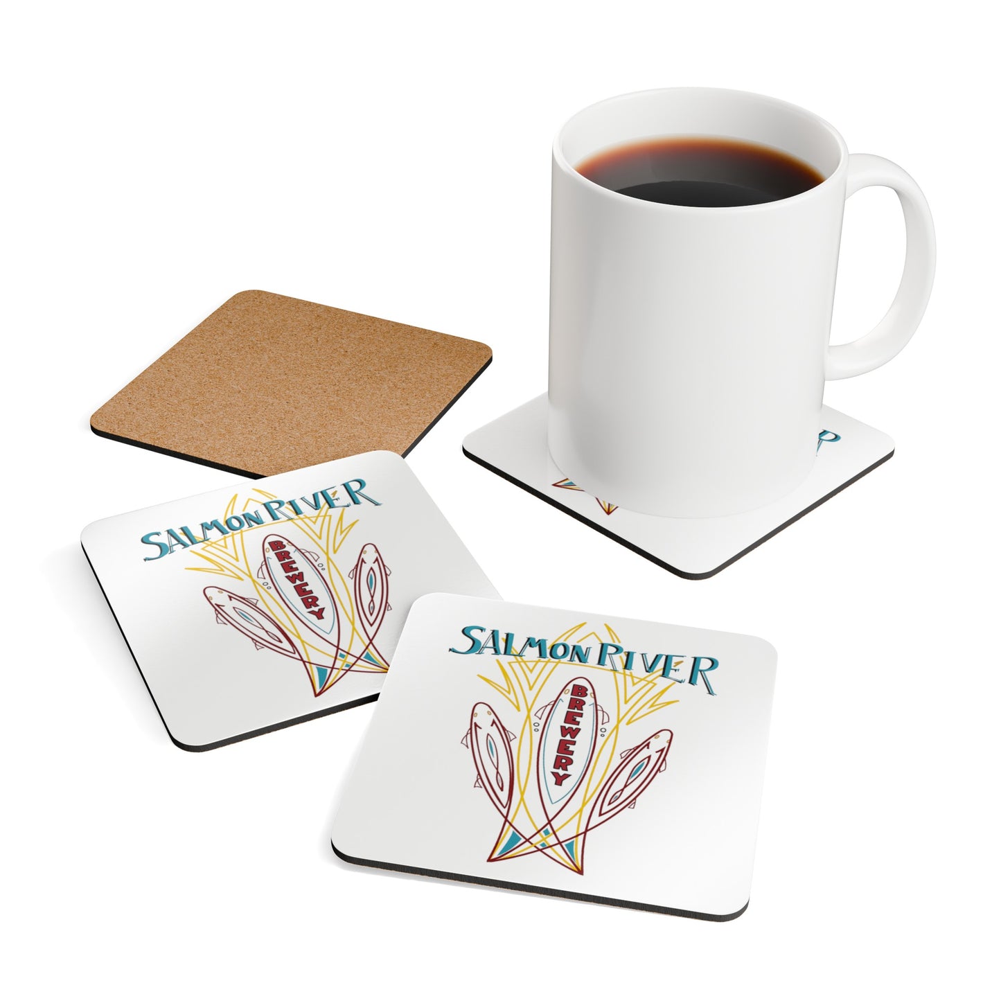 OG Salmon River Brewery Coaster Set
