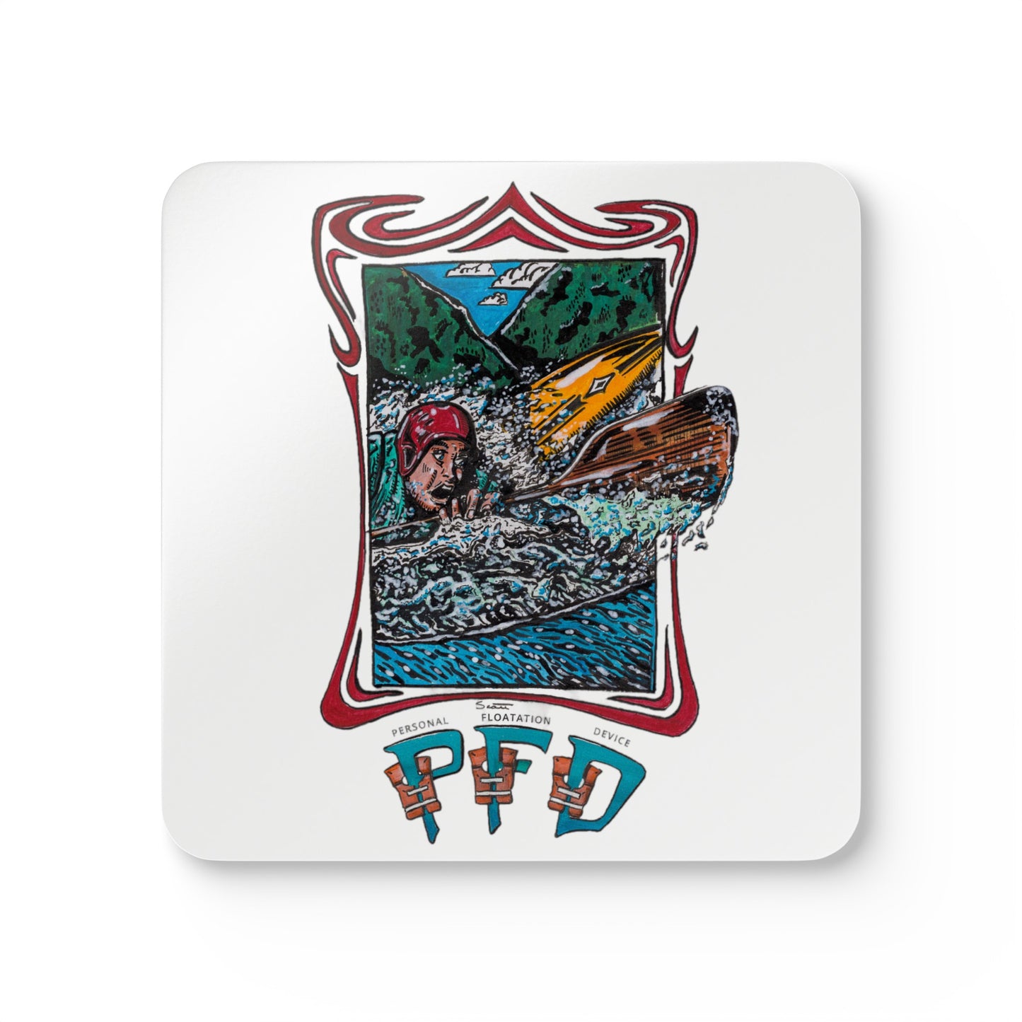 PFD Coaster Set