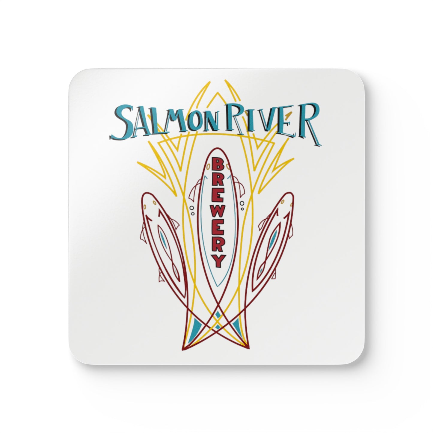 OG Salmon River Brewery Coaster Set